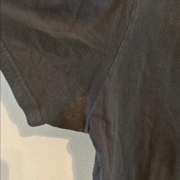 Lucky Brand Black Short Sleeve Tee Classic Casual - Picture 4 of 5